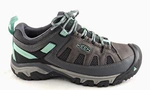 KEEN Women’s 10.5 Targhee Vent Hiking Trail Steel Gray & Teal 1023033 $145 NEW * - Picture 1 of 11