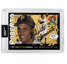 Topps PROJECT 2020 Card #110 - Roberto Clemente 1955 by Sophia Chang- IN HAND