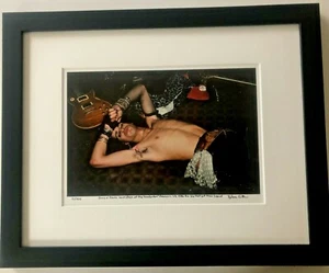 Guns N' Roses Slash Raro backstage Troubadour Bellas Artes Foto 1986 Firmado 14/100 - Imagen 1 de 12
