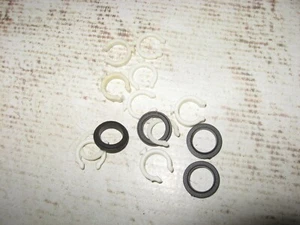 Vintage RC RPM Associated Shock Spacer Lot Plastic White Used - Picture 1 of 1