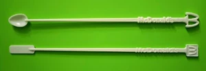 Vintage McDonald's McSpoon Coffee Spoon +  Flat Paddle Stirrer Discontinued 1979 - Picture 1 of 1