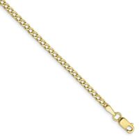 10k Yellow Gold .90mm Link Box Chain Anklet Ankle Beach Bracelet 