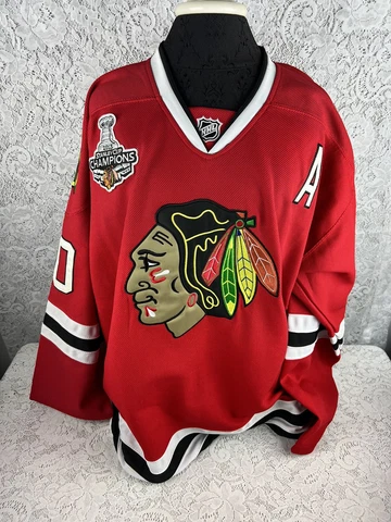 Patrick Sharp Chicago Blackhawks 2013 Stanley Cup Champions Jersey 52 Fast Ship Cover