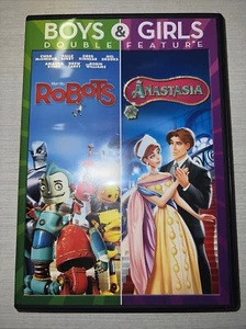 Robots & Anastasia Boys & Girls Double-Feature 2-Disc Set DVD 2014 RARE - Picture 1 of 8