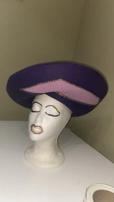 Beautiful Wool Church/Dress Hat By Jack McConnell  - Image 1 of 4