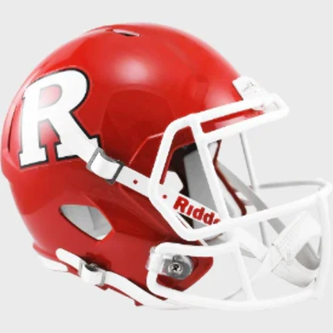 Rutgers Scarlet Knights Full Size Speed Replica Football Helmet - NCAA Cover