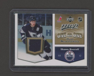 2007-08 Upper Deck MVP One on One Jerseys #OOHM Shawn Horcoff/Brendan Morrison