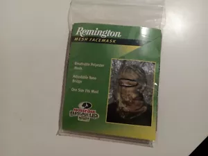 NEW Remington Mesh Face Mask MOSSY OAK BREAK-UP INFINITY 1 SIZE - Hunting Camo - Picture 1 of 8
