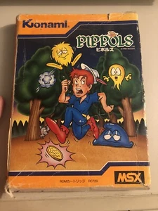 ++ MSX Pippols Box Game No Amstrad Atari Amiga Thomson IBM Pc Sega Nintendo - Afbeelding 1 van 4