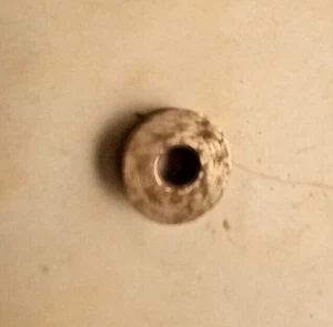 Gilbert Erector Part AQ: Sheave Pulley: Nickel Plated - Picture 1 of 2
