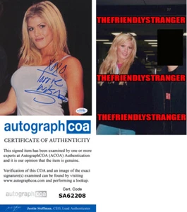 TORRIE WILSON signed Autographed 8X10 PHOTO WWE HOT Rare Full Signature ACOA COA - Picture 1 of 4