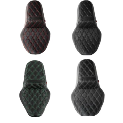 2-UP Diamond Stitch Seat For Harley Road King 1997-07 Street Glide 2006-07 - Image 1 of 4