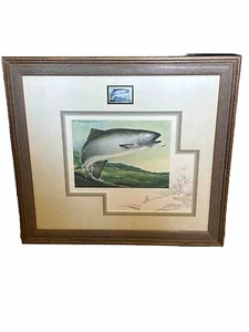 Martin R. Murks Wisconsin Great Lakes Salmon And Trout Stamp 1982 112/125 - Picture 1 of 15