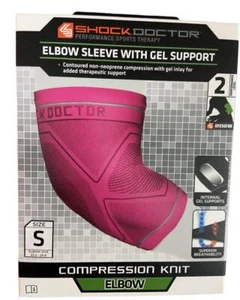 Elbow Support Shock Doctor Compression Pink Level 2 - New - Picture 1 of 4