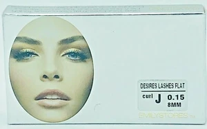 2 pack EMILYSTORES LASHES Mink Fur Eyelash Extensions J Curl 0.15 8MM - Picture 1 of 3