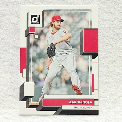2022 Panini Donruss #189 Aaron Nola Philadelphia Phillies - Image 1 of 2