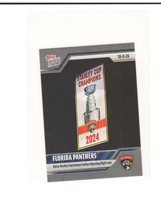2024-25 Topps Now NHL Stickers #2 Florida Panthers Stanley Cup Banner - Picture 1 of 1