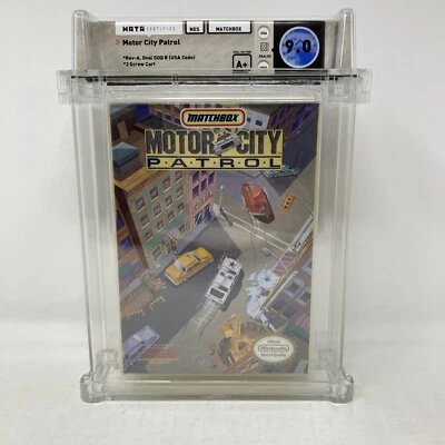 Motor City Patrol Nintendo NES Sealed WATA Graded 9.0 A+ - Image 1 of 4