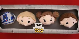 Star Wars Disney Tsum Tsum Tsum 40° anniversario Set Micro Peluche Principessa Leila R2D2 - Foto 1 di 7