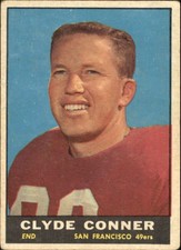 1961 Topps #62 Clyde Conner 49ERS GOOD G57475 - GOOD