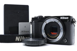 Near Mint Nikon 1 J5 20.8MP Spiegellose Digitalkamera Body Schwarz mit Ladegerät - Bild 1 von 24