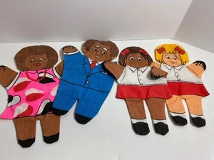 4 Dexter pädagogische Handpuppen Zuhause Schule Spielen Familie Mama Papa Kinder - Bild 1 von 6