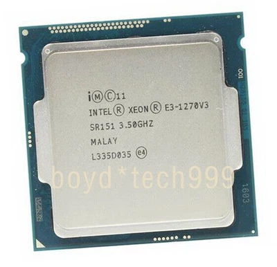 Intel Xeon E3-1270 V3 CPU SR151 Quad Core 3.5GHz 8 MB Socket LGA1150 Processor - Image 1 of 4