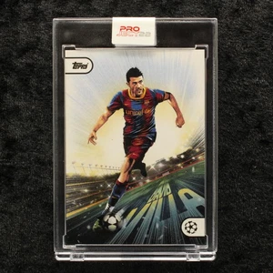 Topps Project 22 David Villa FC Barcelona by 17th & Oak UEFA Soccer Cards - Picture 1 of 2