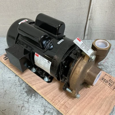Dayton 2ZWT4 Centrifugal Pump 2 hp 115/230V AC 72 ft Max Head 1 1/2" 1 1/4" Inta - Image 1 of 4