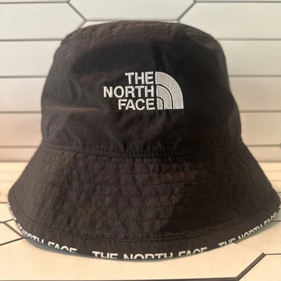 The North Face Bucket Hat L /XL Black & White Embroidered Logo Technical Hat Cap - Image 1 of 4