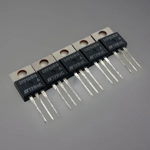 5 Stück - Siliconix SMP40N10 – N-Channel MOSFET – 100V 40A – TO-220 – NOS - Picture 1 of 5