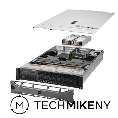 Dell PowerEdge R730 Server 2x E5-2697v3 2.60Ghz 28-Core 128GB RAM 2x 512GB SSD - Image 1 of 4