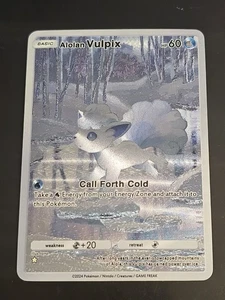 Alolan Vulpix Pokemon TCG Pocket Custom Textured Fanart Card - Picture 1 of 4