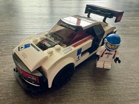 ⚪️🔴 LEGO Speed Champions 75873 Audi R8 LMS Ultra, put together, Retired