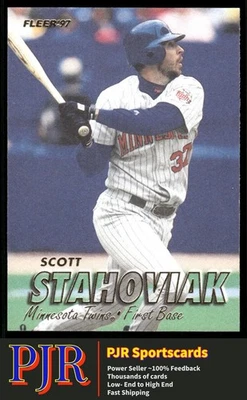 Scott Stahoviak 1997 Fleer #157 Minnesota Twins - Image 1 of 2