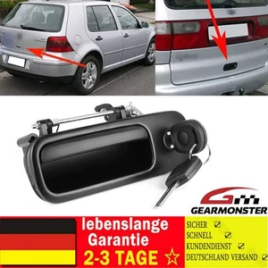 Heckklappe Griff Schloss + 2x Schlüssel für VW Golf 4 Polo 6N Lupo 1J6827565B - Bild 1 von 13