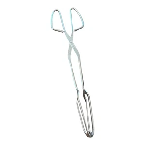 Vintage EKCO USA Large Stainless Steel Tongs 15 inch Made in USA BBQ Utensil - Picture 1 of 4