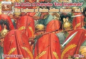 LINEAR-A 063 THE BATTLE OF PHARSALOS FIRST TRIUMVIRATE THE LEGIONS OF GAIUS JULI - Picture 1 of 2