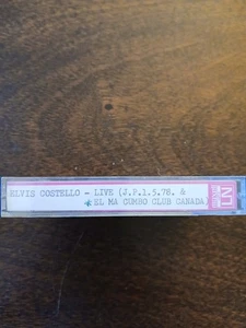 ELVIS COSTELLO Live John Peel 1978 & Live Toronto 1978 Cassette Tape - Original  - Picture 1 of 6