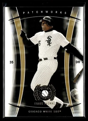 2005 Fleer Patchworks Gold Frank Thomas /99 Chicago White Sox #8 - Image 1 of 2