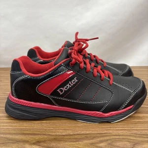 Dexter Ricky IV Jr Mens Bowling Shoes Red Black Size 5M - Picture 1 of 10