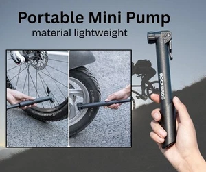 Portable Mini Hand Bike Pump Cycling Bicycle Tire Air Inflator Ball Pump - Picture 1 of 7