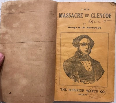 VINTAGE ENGLISH INTERESTING LITHO PRINT BOOK 310 LEAVES-620 PAGES. - Image 1 of 4