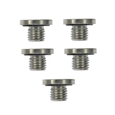 For Saturn L300 2001-2005 Engine Oil Drain Plugs 5 Pieces Steel Material Silver Foto 1 de 4