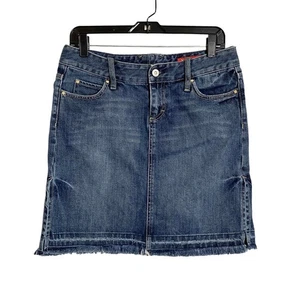 Mini falda vaquera corta Express Denim Laboratory para mujer talla 4 envejecida - Imagen 1 de 8