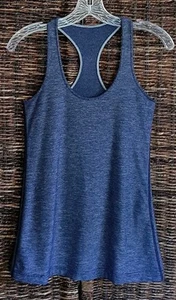 Lululemon Cool Racerback Tank Top Women's XXS Navy Blue Heathered Yoga - Picture 1 of 3