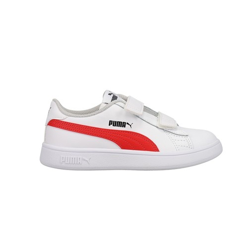 Scarpe casual sneakers PUMA Smash V2 slip on bambino ragazzo bianco 365173 34