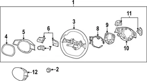 Genuine Hyundai Steering Wheel 56110-GI050-NNB - Bild 1 von 1