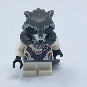 LEGO Super Heroes: Avengers Endgame: sh0569	 Rocket Raccoon - White Jumpsuit - Picture 1 of 6