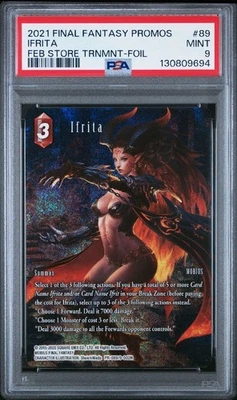 Final Fantasy TCG - Ifrita - Full Art Foil - PR-089/9-002H - (PSA 9 MINT) - Image 1 of 2